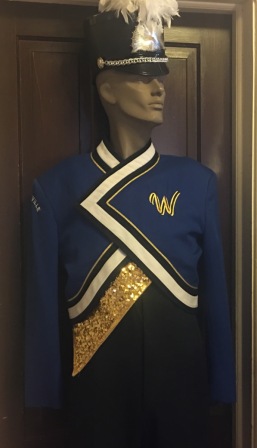 Marchinglinks Royal Blue and black Marching Band Uniforms for Rent