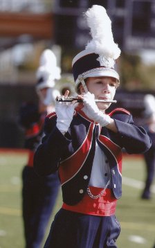 Marchinglinks Navy & Red Used Marching Band Uniforms
