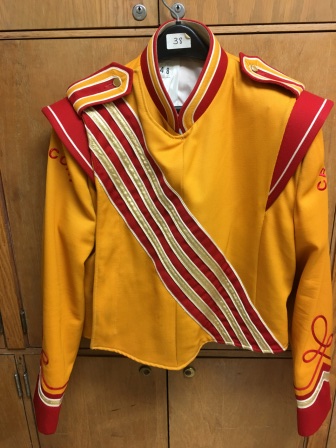 Red and Gold Used Marching Band Uniforms