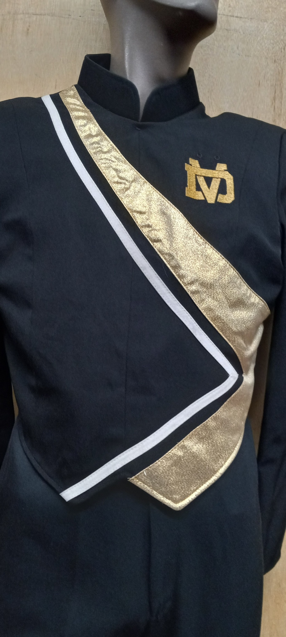 Set of 62 Navy, Gold, White & Black Marching Band Uniforms Item Description: This is a very nice set