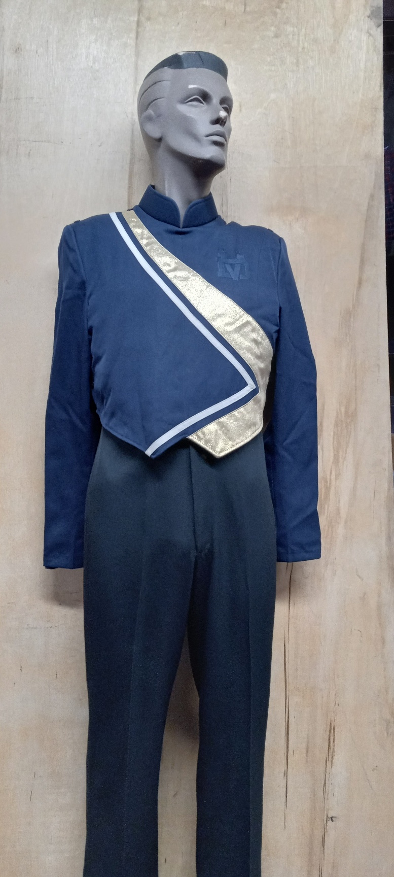 Set of 62 Navy, Gold, White & Black Marching Band Uniforms Item Description: This is a very nice set