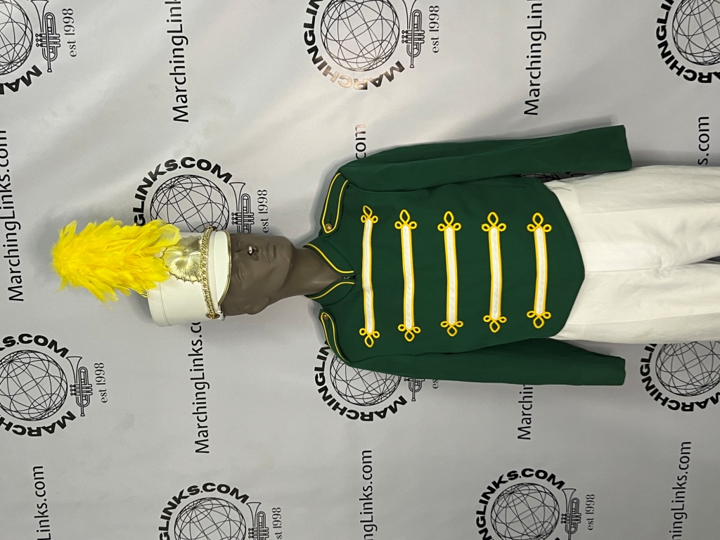 Set of 72 Traditional Green, White and Gold