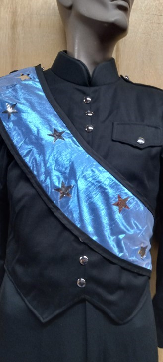 Set of 70 Black Marching Band Uniforms