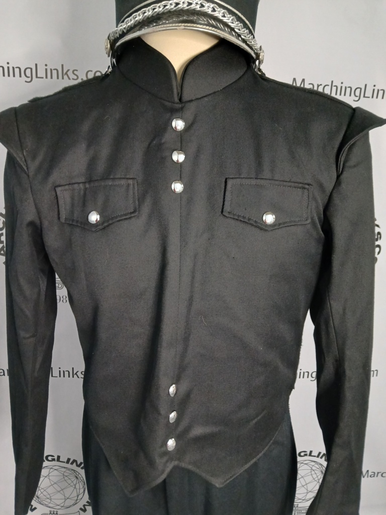 Set of 70 Black Marching Band Uniforms