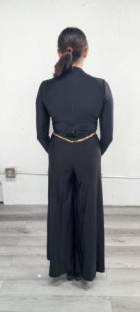 Set of 61 Black and Gold Band Front Uniforms in 3 Styles