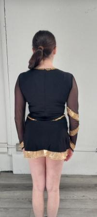 Set of 61 Black and Gold Band Front Uniforms in 3 Styles