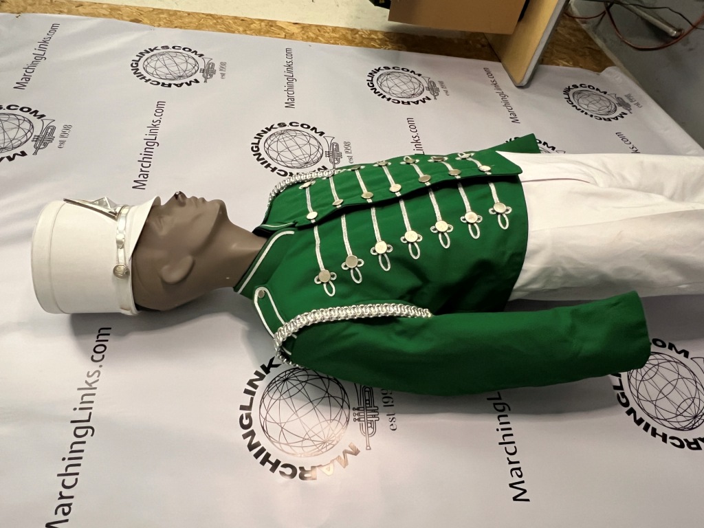 Set of 150+ Green & White Marching Band