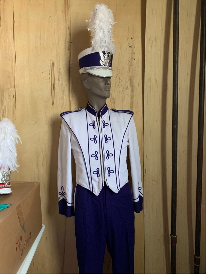 120+ Traditional Purple and White Marching