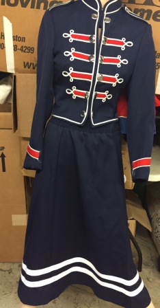 Set of 200+/- Red, White and Blue Marching Band