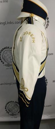 160 Traditional Navy, White and Gold