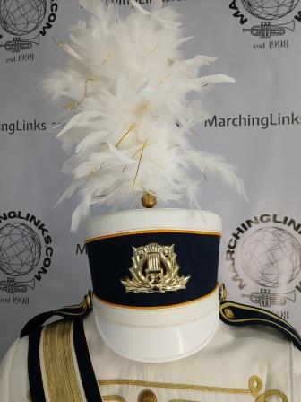 160 Traditional Navy, White and Gold
