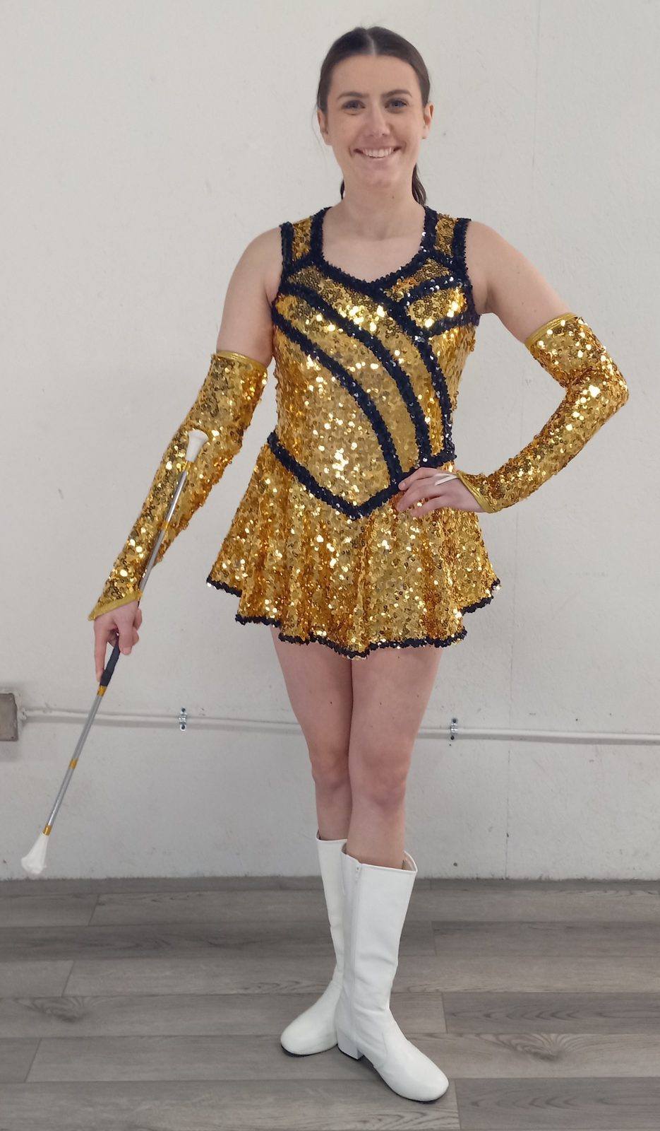 Set of 18 Black and Gold Band Front Uniforms