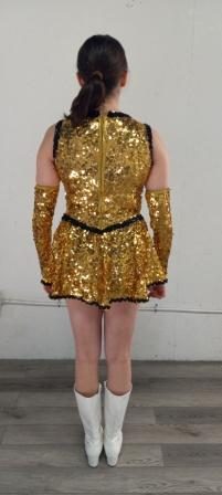 Set of 18 Black and Gold Band Front Uniforms