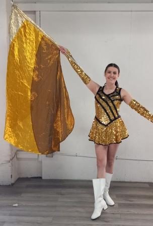Set of 18 Black and Gold Band Front Uniforms