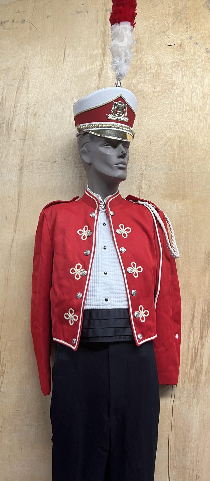 Set of 25 Red, White and Black Marching Band