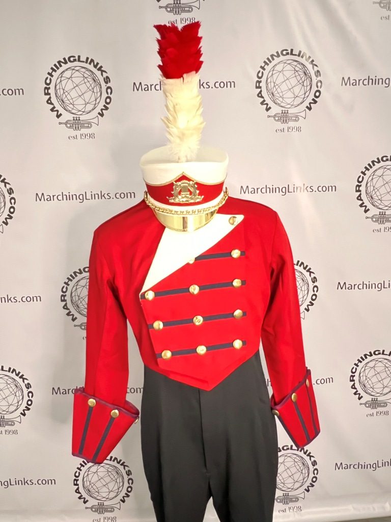 Set of 80+/- Red, White & Blue Marching Band Uniforms