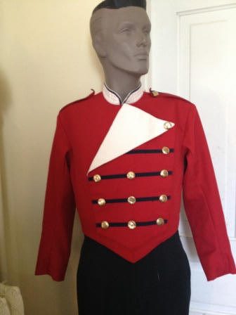 Set of 80+/- Red, White & Blue Marching Band Uniforms