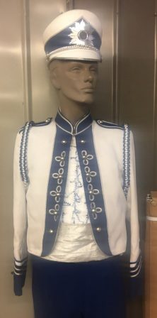 Set of 80+ White, Blue and Silver Marching Band