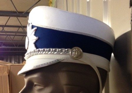 Set of 80+ White, Blue and Silver Marching Band