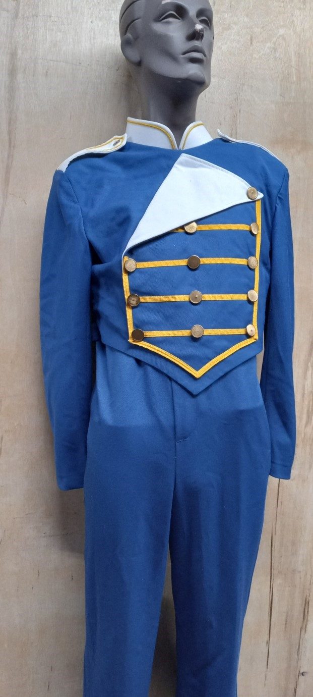 Set of 24 Royal Blue, Yellow & White