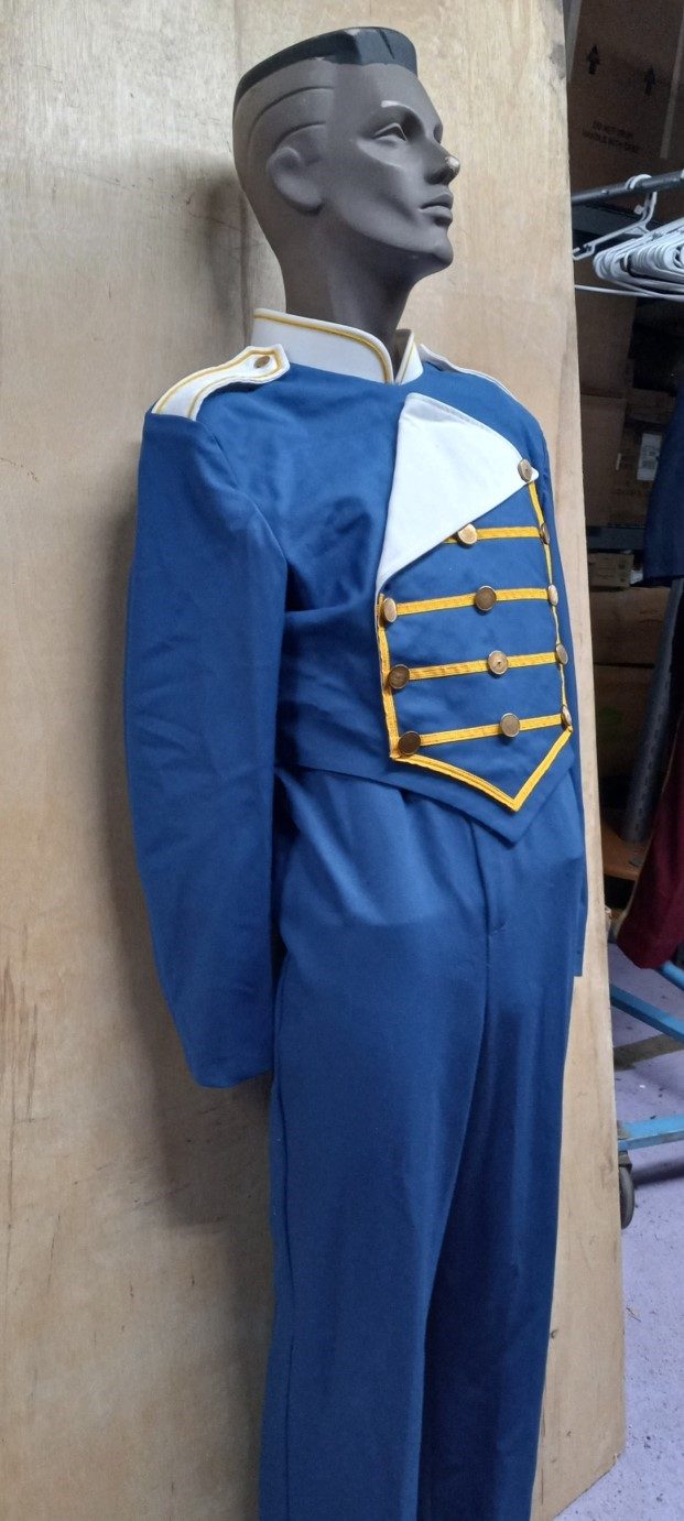 Set of 24 Royal Blue, Yellow & White