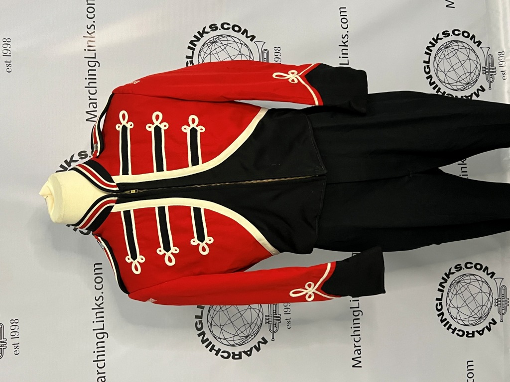 60 +/- Complete Sets of Red, Black and White DeMoulin Marching Band