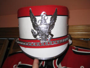 60 +/- Complete Sets of Red, Black and White DeMoulin Marching Band