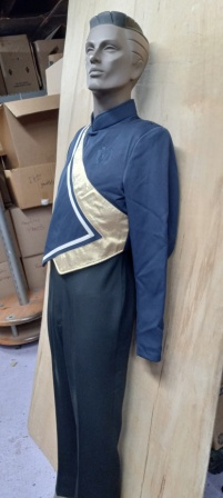 Set of 62 Navy, Gold, White & Black Marching Band Uniforms