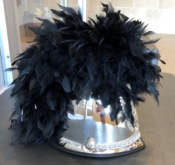 64 +/- black phantom style helmet plumes & 2 red phantom style helmet plumes Item description: appro