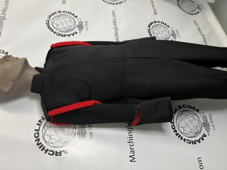 45 Pairs of Black and Red Polyester Gauntlets