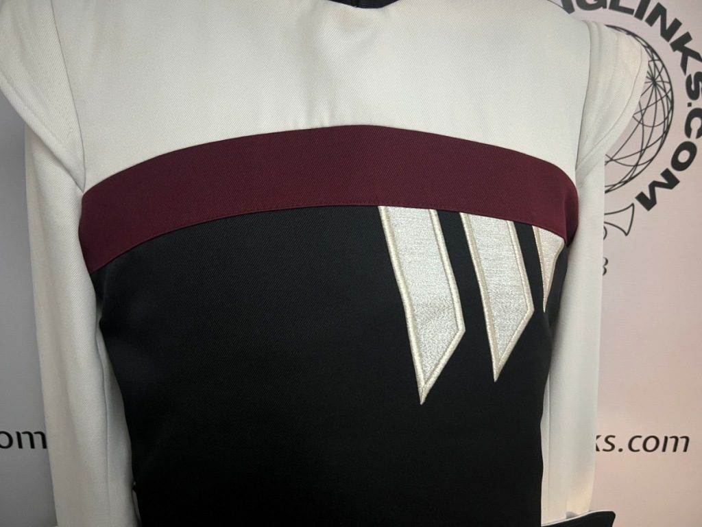 Lot of 240+ Burgundy, Black and White Marching Band Uniforms (can be sold in half lots of approx 120)