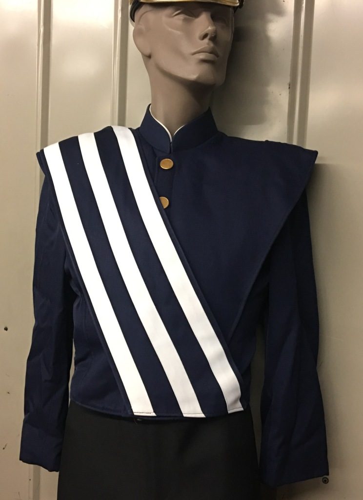 Set 59 Navy and White Marching Band Jackets