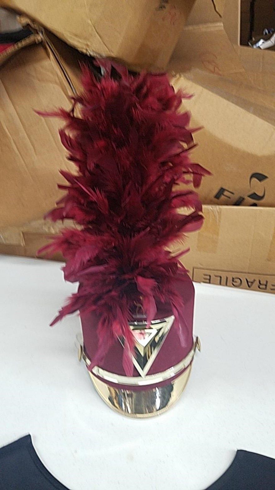 Set of 61+/- Burgundy, Black and Copper/Gold Cesario Uniforms