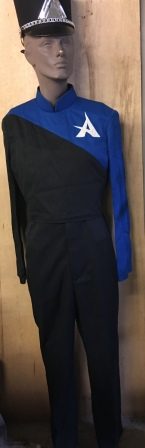 47 +/- Blue & Black Band Hall Marching Band Uniforms