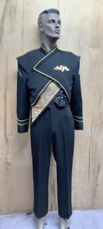 Set of 263+/- Black and Gold Marching Band Uniforms