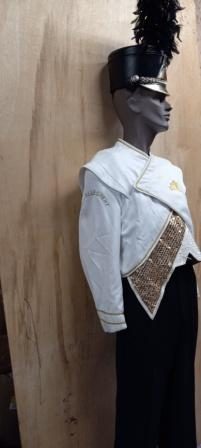 Set of 263+/- Black and Gold Marching Band Uniforms