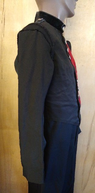 32 (+/-) Black and Red Cesario Marching Band Uniforms