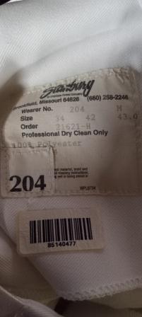 Set of 44 Royal Blue and White Marching Band Uniforms