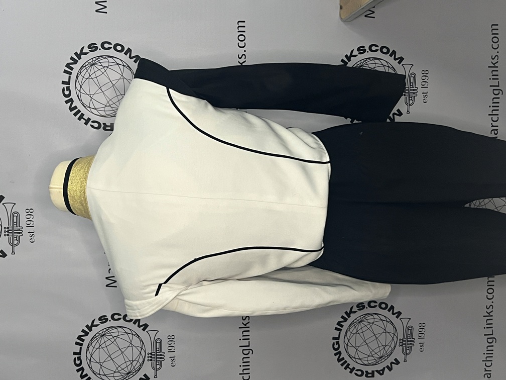 Black, White and Gold Marching Band Jackets Item Description: This is a lot of 134+/- black, white a