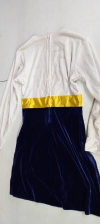 Set of 21 Purple, White and Yellow Band Front Tunics