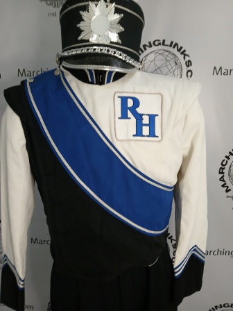 87 Black, Royal & White Band Uniform