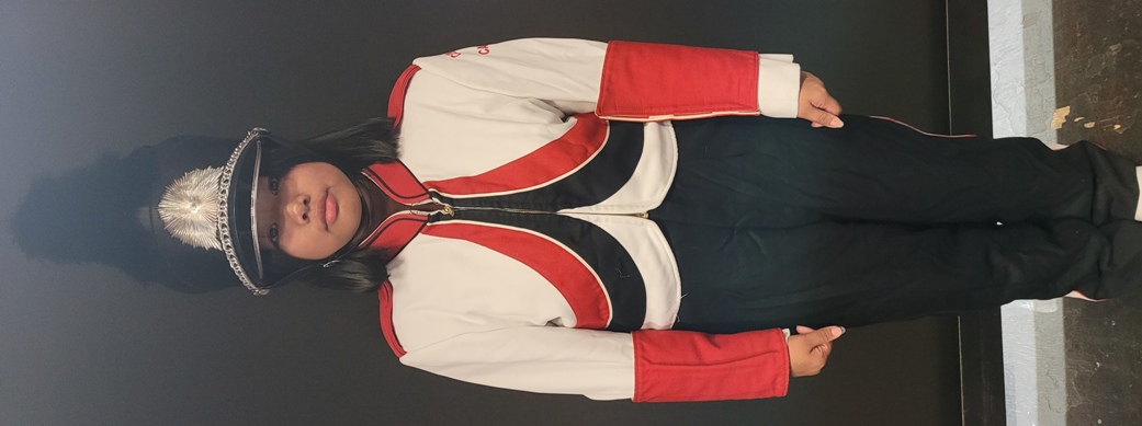 125 Used Red, Black, and White Marching Band Uniforms. Item description: The jacket is red, black an