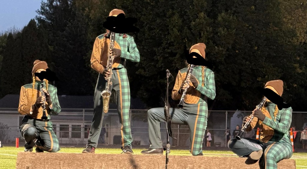 134 +/- McCormick Green and Brown Woodgrain Buffalo Plaid Uniform Set