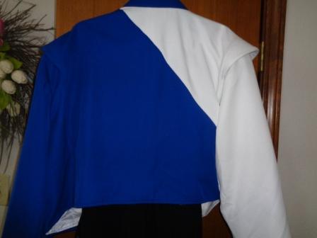 Set of 48 Blue, Black, White Used Fruhauf Marching Band Uniforms (lot can be split to smaller) Item 