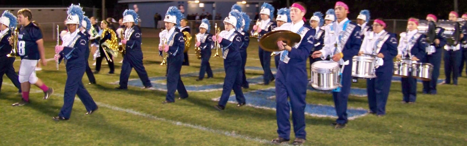 Set of 70+ Blue and Black Marching Band Uniforms