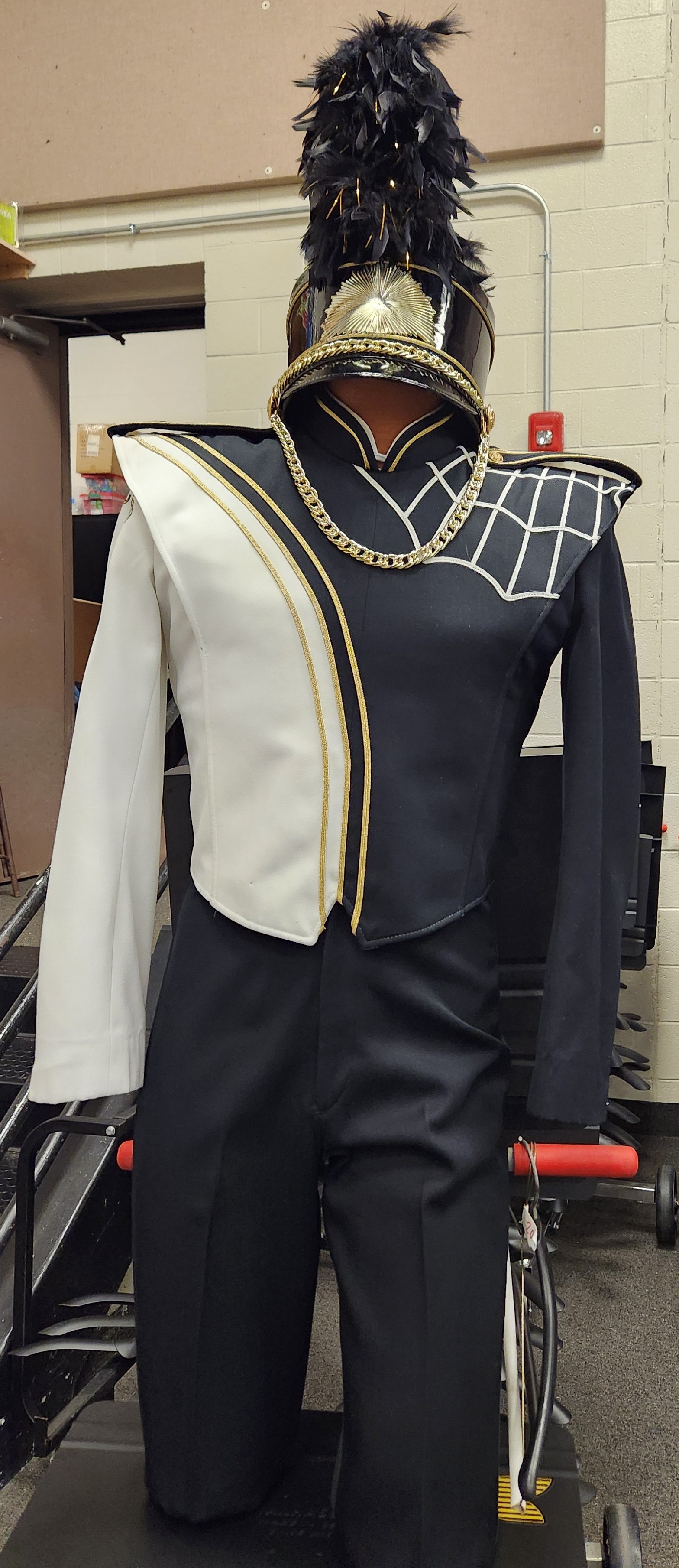 Black & White Used Marching Band Uniforms