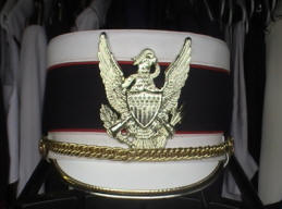 Blue, Red and White Marching Band Uniforms Plus Silk Line Uniforms, Dance