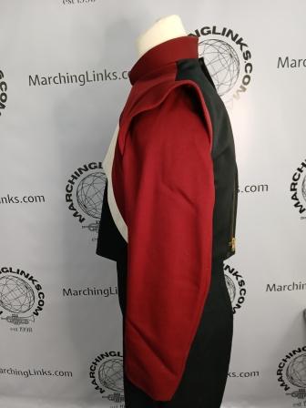 149 Red, White and Black DeMoulin Marching Band Jackets