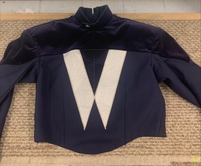 170 Red, Navy Blue & Silver Marching Band Jackets