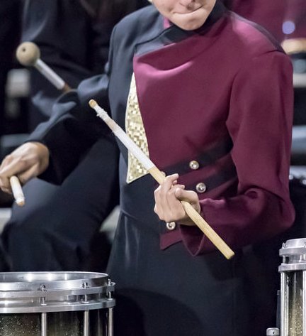 Set of 140+ Maroon and Black with Gold Accents Stanbury Marching Band Uniforms (also included are si
